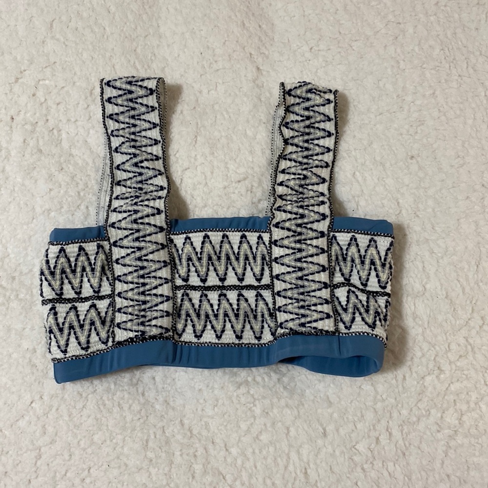 elysiian blue catalina bikini top, TOP ONLY